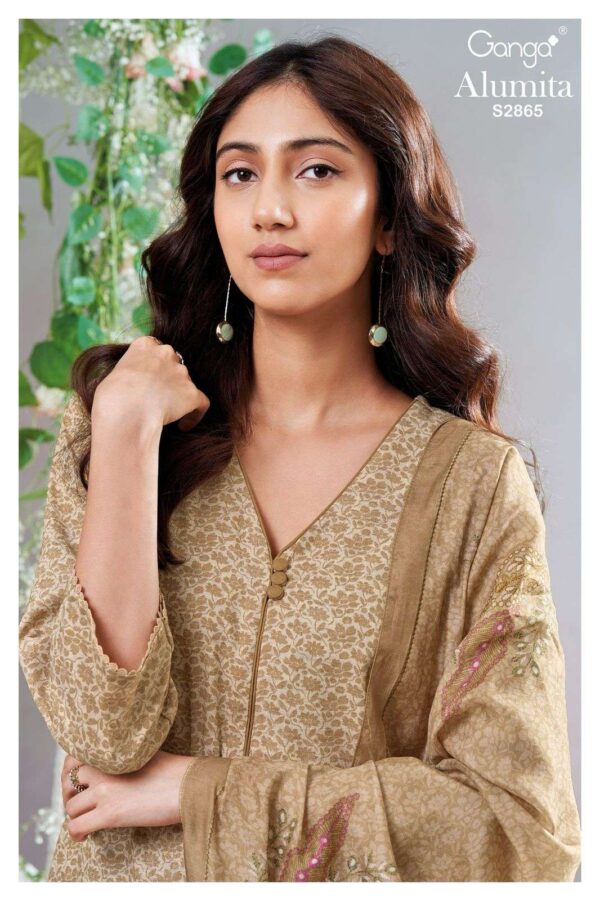 ganga - alumita 2865   ganga alumita 2865 woven cotton with embroidery work designer casual wear salwar kameez wholesale su.jpeg