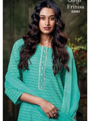 ganga - frinisa 3583   ganga frinisa 3583 premium cotton with embroidery worked casual wear salwar kameez wholesale surat 2.jpeg