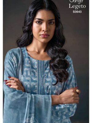 ganga - legeto 3643   ganga legeto 3643 latest designer cotton schiffli embroidered unstitch suit supplier surat 2025 05 3.jpeg