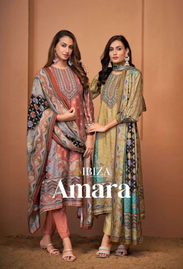 ibiza - amara   ibiza amara pure bamberg muslin salwar kameez catalogue wholesale market surat gujarat 2 2024 08 27 17 37 16.jpg ibiza amara 10955-10958 series pure bamberg muslin salwar kameez catalogue wholesale market surat gujarat  Catalogue Name : 27th May 2025 Name of Product : ibiza - amara   No of Design : 4 Piece (MOQ : 1 Set) Product Rate Per Piece : ₹ 1595 / Per Piece Product Full Catalogue Rate : ₹ 6380 (GST Extra) Full Catalogue Weight : 4 KG Product Type & Size: unstitched Product Details: 
					 
IBIZA


               NEW SERIES     
      

           * AMARA*

      *Fabric Details*

*Top:-PURE BEMBERG MUSLIN DIGITAL PRINT WITH HANDWORK*

 
*DUPATTA:-PURE MUSLIN  DIGITAL PRINT*

*BOTTOM:-PURE RAYON*

*COLOUR:- 4 PCS*

*PRICE:-1595*

Regards
*IBIZA LIFESTYLE *