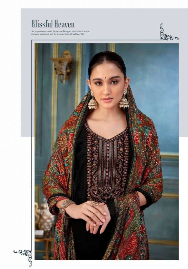 jaimala - nigaar vol-35   jaimala nigaar vol 35 colors embroidery with diamond work casual wear suits manufacturer surat 9 2025 05 27 16 34 37.jpg jaimala nigaar vol-35 colors embroidery with diamond work casual wear suits manufacturer surat Catalogue Name : 27th May 2025 Name of Product : jaimala - nigaar vol-35  No of Design : 8 Piece (MOQ : 1 Set) Product Rate Per Piece : ₹ 575 / Per Piece Product Full Catalogue Rate : ₹ 4600 (GST Extra) Full Catalogue Weight : 8 KG Product Type & Size: unstitched Product Details: 
					 JAIMALA by Alok Suit - Make in India

          NIGAAR-35

Fabric Details

TOP Pure Reyon Slub With Embroidery And Swarovski Diamond Work

 BOTTOM: Pure Reyon Solid

DUPPATTA  Pure Designer Bandhej Crush Dupatta

Rate 575/- + 5 % GST 8  pcs


Happy Shopping
Vocal For Local