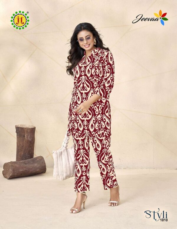 JT Styli Vol-1 series 1001-1010 Cotton wholesale co-ord sets - Image 12