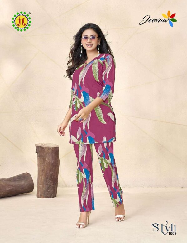 JT Styli Vol-1 series 1001-1010 Cotton wholesale co-ord sets - Image 9