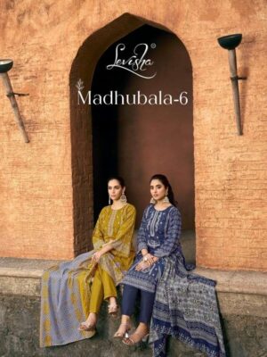 levisha - madhubala vol-6   levisha madhubala vol 6 6013 6020 series pakistani printed with self embroidered suits wholesaler su.jpeg