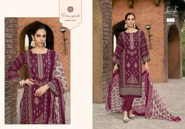 levisha - madhubala vol-6   levisha madhubala vol 6 6013 6020 series pakistani printed with self embroidered suits wholesaler surat 4 2025 05 28 12 07 35.jpg levisha madhubala vol-6 6013-6020 series pakistani printed with self embroidered suits wholesaler surat Catalogue Name : 28th May 2025 Name of Product : levisha - madhubala vol-6  No of Design : 8 Piece (MOQ : 1 Set) Product Rate Per Piece : ₹ 699 / Per Piece Product Full Catalogue Rate : ₹ 5592 (GST Extra) Full Catalogue Weight : 8 KG Product Type & Size: unstitched Product Details: 
					 Levisha® - Make in India

Launches its New Designer Suits 
               Madhubala-6

Fabric Details
Top Cemric Lawn Cotton pakistani Style Printed With Fancy Self Embroidery

Bottom: Cotton Dyed

Dupatta: Mal-Mal Cotton  Print With two Side Border Work Dup

RATE 699 + 
GST 5% 

Design 8

Delivery ready  Confirm now