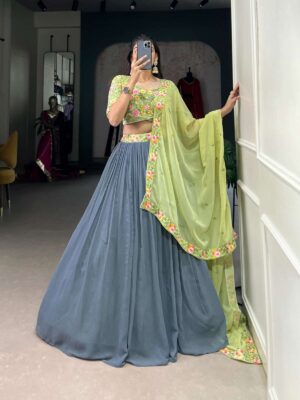 lnb - 1402   lnb 1402 georgette latest stylish designer weeding wear lehenga collection buy wholesale best price.jpeg