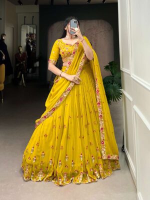 lnb - pritisha   lnb pritisha georgette designer haldi fumction special semi stitched lehenga buy wholesale dealer su.jpeg