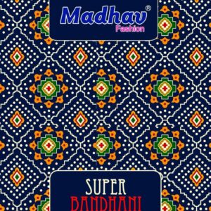 Madhav Super Bandhani Vol-1 series 1001-1005 Pure Cotton wholesale suit