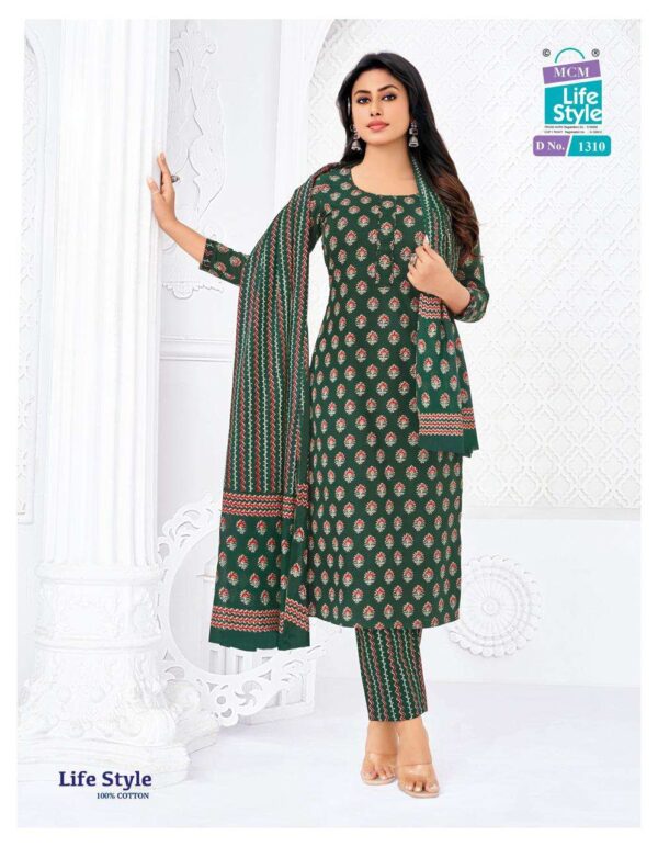 mcm lifestyle - lifestyle vol-13   mcm lifestyle lifestyle vol 13 readymade cotton summer wear salwar kameez online surat 1 2025 05 22 15 22 20.jpg mcm lifestyle lifestyle vol-13 readymade cotton summer wear salwar kameez online surat Catalogue Name : 22nd May 2025 Name of Product : mcm lifestyle - lifestyle vol-13  No of Design : 12 Piece (MOQ : 1 Set) Product Rate Per Piece : ₹ 540 / Per Piece Product Full Catalogue Rate : ₹ 6480 (GST Extra) Full Catalogue Weight : 8 KG Product Type & Size: XS | XL XXL | M | L | XL | XXL | XXXL Product Details: 
					 Dear Esteemed Customer,

 Unveiling our latest Catalogue...

    Life Style Vol-13

 Highlights of the New Collection:
 Designs: 12 (1 Set)
 Packing: Bag Pack

 Updated Prices:
 Mill Pack: ₹ 540 /- (L, XL, XXL)
 M-Size: ₹ 530/-
 3XL Size: ₹ 550/-
 4XL Size: ₹ 560 /-
 5XL Size: ₹ 570 /-

 Dispatch in 3 to 5 days 
  Booking now open!
 Secure your orders and refresh your summer collection today! 

 Warm Regards,
MCM Life Style