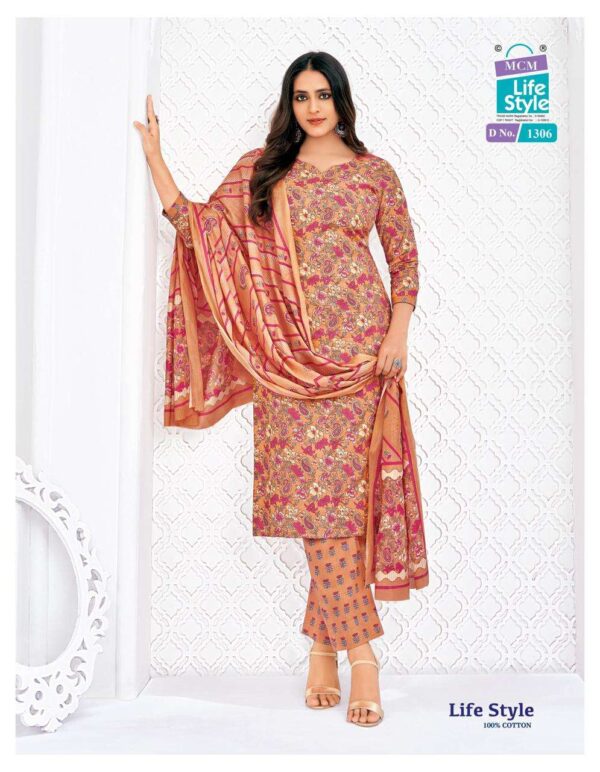 mcm lifestyle - lifestyle vol-13   mcm lifestyle lifestyle vol 13 readymade cotton summer wear salwar kameez online surat 7 2025 05 22 15 22 20.jpg mcm lifestyle lifestyle vol-13 readymade cotton summer wear salwar kameez online surat Catalogue Name : 22nd May 2025 Name of Product : mcm lifestyle - lifestyle vol-13  No of Design : 12 Piece (MOQ : 1 Set) Product Rate Per Piece : ₹ 540 / Per Piece Product Full Catalogue Rate : ₹ 6480 (GST Extra) Full Catalogue Weight : 8 KG Product Type & Size: XS | XL XXL | M | L | XL | XXL | XXXL Product Details: 
					 Dear Esteemed Customer,

 Unveiling our latest Catalogue...

    Life Style Vol-13

 Highlights of the New Collection:
 Designs: 12 (1 Set)
 Packing: Bag Pack

 Updated Prices:
 Mill Pack: ₹ 540 /- (L, XL, XXL)
 M-Size: ₹ 530/-
 3XL Size: ₹ 550/-
 4XL Size: ₹ 560 /-
 5XL Size: ₹ 570 /-

 Dispatch in 3 to 5 days 
  Booking now open!
 Secure your orders and refresh your summer collection today! 

 Warm Regards,
MCM Life Style