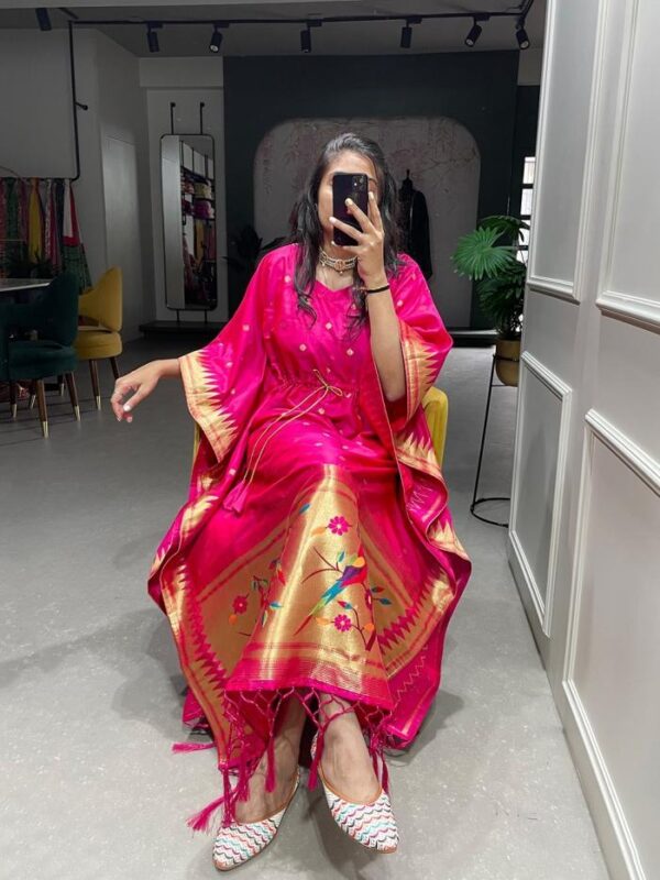 nnk3803 jacquard readymade weaving zari work fancy kaftan kurtis  nnk3803 jacquard readymade weaving zari work fancy kaftan kurtis, nnk3803 jacquard readymade weaving zari work fancy kaftan kurtis surat, nnk3803 jacquard readymade weaving zari work fancy kaftan kurtis new latest catalog, nnk3803 jacquard readymade weaving zari work fancy kaftan kurtis wholesale surat, nnk3803 jacquard readymade weaving zari work fancy kaftan kurtis single, nnk3803 jacquard readymade weaving zari work fancy kaftan kurtis catalog price, nnk3803 jacquard readymade weaving zari work fancy kaftan kurtis salwar suit, nnk3803 jacquard readymade weaving zari work fancy kaftan kurtis dresses, nnk3803 jacquard readymade weaving zari work fancy kaftan kurtis indian salwar suit, nnk3803 jacquard readymade weaving zari work fancy kaftan kurtis dress material nnk3803 jacquard readymade weaving zari work fancy kaftan kurtis 3 2025 05 02 12 59 40 
                     nnk3803 jacquard readymade weaving zari work fancy kaftan kurtis
                     
                     
                     
                     Specification :
                     
                        
                           
						   
								Product Date:
								02-05-2025
							
                             							
								Name:
								Nnk3803 Jacquard Readymade Weaving Zari Work Fancy Kaftan Kurtis
							
																					
								Cname:
								Nnk3803 
							
														
								Brand:
								
							
							
														
								Total Design:
								4 Pcs
							
														
														
								Per Piece Rate:
								INR 799
							
														
														
								Full Catalog Rate:
								INR 3196								+ (5 % GST) + Shipping Charge
								
							
														
														
								Weight:
								4 Kg
							
																					
								Moq:
								Minimum 4 Pcs
							
														
														
														
								Type:
								Printed Kurtis
							
														
							
							
														
								Fabric:
								
									Jacquard								
							
																																																								
														
														
														
								Other Details:
								
	
		
			
			🌷Jacquard Kaftan Collection🌷

			get traditional touch to your adoring this paithni kaftan is here to win hearts!🖤

			NNK3803RED
			NNK3803BLK
			NNK3803BLU
			NNK3803PNK

			Kaftan(Stitched)
			👉🏿Kaftan Fabric : Jacquard (Paithani) 
			👉🏿Kaftan work : Weaving Zari Work with Lace Border   
			👉🏿Chest : Free Size " (Customer can adjust up to 44” for your body comfort )
			👉🏿Length : 48"

			Package Contain : Kaftan

			👉🏿Weight : 0.370 kg

			Rate : 799/*- 
