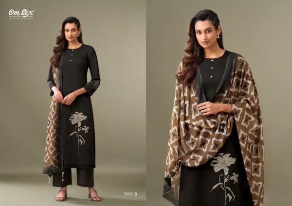 omtex estiva series 7691 lawn cotton wholesale suit  omtex estiva series 7691 lawn cotton wholesale suit, omtex estiva series 7691 lawn cotton wholesale suit surat, omtex estiva series 7691 lawn cotton wholesale suit new latest catalog, omtex estiva series 7691 lawn cotton wholesale suit wholesale surat, omtex estiva series 7691 lawn cotton wholesale suit single, omtex estiva series 7691 lawn cotton wholesale suit catalog price, omtex estiva series 7691 lawn cotton wholesale suit salwar suit, omtex estiva series 7691 lawn cotton wholesale suit dresses, omtex estiva series 7691 lawn cotton wholesale suit indian salwar suit, omtex estiva series 7691 lawn cotton wholesale suit dress material omtex estiva series 7691 lawn cotton wholesale suit 2 2025 05 02 16 46 24 
                     omtex estiva series 7691 lawn cotton wholesale suit
                     
                     
                     
                     Specification :
                     
                        
                           
						   
								Product Date:
								02-05-2025
							
                             							
								Name:
								Omtex Estiva Series 7691 Lawn Cotton Wholesale Suit
							
																					
								Cname:
								Estiva
							
														
								Brand:
								Om Tex
							
							
														
								Total Design:
								4 Pcs
							
														
														
								Per Piece Rate:
								INR 1695
							
														
														
								Full Catalog Rate:
								INR 6780								+ (5 % GST) + Shipping Charge
								
							
														
														
								Weight:
								4 Kg
							
																					
								Moq:
								Minimum 4 Pcs
							
														
														
														
								Type:
								Pakistani Salwar Kameez, Printed Salwar Kameez
							
														
							
							
														
								Fabric:
								
									Lawn Cotton								
							
																																																								
														
														
														
								Other Details:
								
	
		
			
			OMTEX
			Presents
			-
			ESTIVA

			~ TOP ~
			PREMIUM LAWN COTTON EMBROIDERY WITH
			HAND WORK
			~ BOTTOM ~
			PREMIUM LAWN COTTON
			~ DUPATTA ~
			PINE SILK DIGITAL PRINT

			RATE:
			1695/-