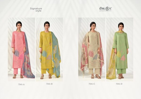 omtex signature style series 7541 lawn cotton wholesale suit  omtex signature style series 7541 lawn cotton wholesale suit , omtex signature style series 7541 lawn cotton wholesale suit  surat, omtex signature style series 7541 lawn cotton wholesale suit  new latest catalog, omtex signature style series 7541 lawn cotton wholesale suit  wholesale surat, omtex signature style series 7541 lawn cotton wholesale suit  single, omtex signature style series 7541 lawn cotton wholesale suit  catalog price, omtex signature style series 7541 lawn cotton wholesale suit  salwar suit, omtex signature style series 7541 lawn cotton wholesale suit  dresses, omtex signature style series 7541 lawn cotton wholesale suit  indian salwar suit, omtex signature style series 7541 lawn cotton wholesale suit  dress material omtex signature style series 7541 lawn cotton wholesale suit 4 2025 05 02 12 47 50 
                     omtex signature style series 7541 lawn cotton wholesale suit 
                     
                     
                     
                     Specification :
                     
                        
                           
						   
								Product Date:
								02-05-2025
							
                             							
								Name:
								Omtex Signature Style Series 7541 Lawn Cotton Wholesale Suit 
							
																					
								Cname:
								Signature Style 
							
														
								Brand:
								Om Tex
							
							
														
								Total Design:
								4 Pcs
							
														
														
								Per Piece Rate:
								INR 1695
							
														
														
								Full Catalog Rate:
								INR 6780								+ (5 % GST) + Shipping Charge
								
							
														
														
								Weight:
								4 Kg
							
																					
								Moq:
								Minimum 4 Pcs
							
														
														
														
								Type:
								Cotton Ladies Suits, Printed Salwar Kameez
							
														
							
							
														
								Fabric:
								
									Lawn Cotton								
							
																																																								
														
														
														
								Other Details:
								OMTEX
Presents
-
SIGNATURE STYLE

~ TOP ~
PREMIUM LAWN COTTON DIGITAL PRINT
WITH HAND WORK
~ BOTTOM ~
PREMIUM LAWN COTTON
~ DUPATTA ~
PINE SILK DIGITAL PRINT

RATE:
1695/-