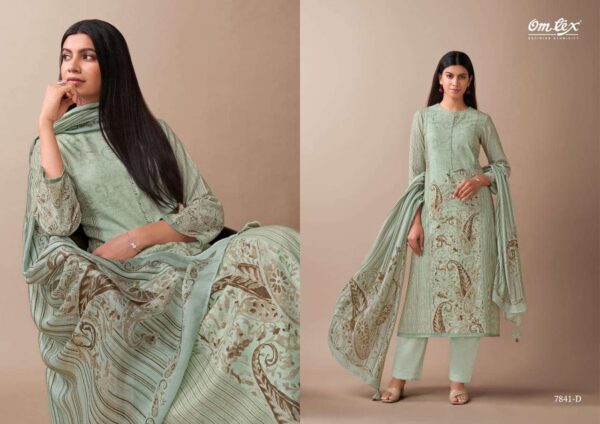 om tex - tarang   omtex tarang linen digital print with handwork latest designer casual wear salwar kameez wholesale surat 2 2025 05 23 15 25 00.jpg omtex tarang linen digital print with handwork latest designer casual wear salwar kameez wholesale surat Catalogue Name : 23rd May 2025 Name of Product : om tex - tarang  No of Design : 4 Piece (MOQ : 1 Set) Product Rate Per Piece : ₹ 1895 / Per Piece Product Full Catalogue Rate : ₹ 7580 (GST Extra) Full Catalogue Weight : 4 KG Product Type & Size: unstitched Product Details: 
					 OMTEX
Presents

TARANG

TOP 
VINTAGE LINEN DIGITAL PRINT WITH HAND WORK
 BOTTOM 
PREMIUM LAWN COTTON
 DUPATTA 
PINE SILK DIGITAL PRINT

RATE:
1895/-
