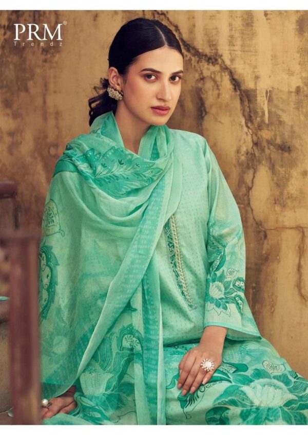 prm trendz - alika   prm trendz alika 12075 12080 series cotton with fancy work ready to unstitched salwar kameez wholesale surat 22 2025 04 09 15 34 26.jpg prm trendz alika 12075-12080 series cotton with fancy work  ready to unstitched salwar kameez wholesale surat Catalogue Name : 23rd May 2025 Name of Product : prm trendz - alika  No of Design : 6 Piece (MOQ : 1 Set) Product Rate Per Piece : ₹ 1199 / Per Piece Product Full Catalogue Rate : ₹ 7194 (GST Extra) Full Catalogue Weight : 6 KG Product Type & Size: unstitched Product Details: 
					 
PRM TRENDZ

            Hello Dear customer
We are Launching A New catlog 

                 ALIKA
         

 
              Fabric Details
     
Top PURE LAWN COTTON WITH FENCY WORK WITH DIGITAL PRINT

Bottom PURE COTTON SOLID

Dupatta PURE BEMBER CHIFFON WITH DIGITAL PRINT

Designs 6  PCS 

Rate1199/- 
Book your order fast 