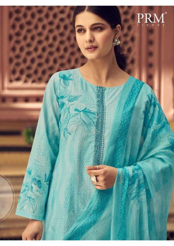 prm trendz - alika   prm trendz alika 12075 12080 series cotton with fancy work ready to unstitched salwar kameez wholesale surat 23 2025 04 09 15 34 26.jpg prm trendz alika 12075-12080 series cotton with fancy work  ready to unstitched salwar kameez wholesale surat Catalogue Name : 23rd May 2025 Name of Product : prm trendz - alika  No of Design : 6 Piece (MOQ : 1 Set) Product Rate Per Piece : ₹ 1199 / Per Piece Product Full Catalogue Rate : ₹ 7194 (GST Extra) Full Catalogue Weight : 6 KG Product Type & Size: unstitched Product Details: 
					 
PRM TRENDZ

            Hello Dear customer
We are Launching A New catlog 

                 ALIKA
         

 
              Fabric Details
     
Top PURE LAWN COTTON WITH FENCY WORK WITH DIGITAL PRINT

Bottom PURE COTTON SOLID

Dupatta PURE BEMBER CHIFFON WITH DIGITAL PRINT

Designs 6  PCS 

Rate1199/- 
Book your order fast 
