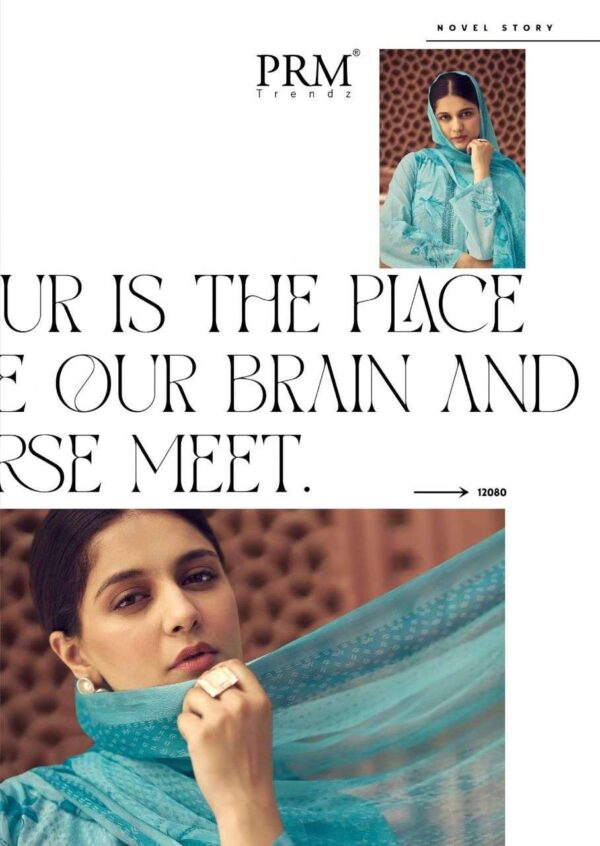 prm trendz - alika   prm trendz alika 12075 12080 series cotton with fancy work ready to unstitched salwar kameez wholesale surat 7 2025 04 09 15 34 26.jpg prm trendz alika 12075-12080 series cotton with fancy work  ready to unstitched salwar kameez wholesale surat Catalogue Name : 23rd May 2025 Name of Product : prm trendz - alika  No of Design : 6 Piece (MOQ : 1 Set) Product Rate Per Piece : ₹ 1199 / Per Piece Product Full Catalogue Rate : ₹ 7194 (GST Extra) Full Catalogue Weight : 6 KG Product Type & Size: unstitched Product Details: 
					 
PRM TRENDZ

            Hello Dear customer
We are Launching A New catlog 

                 ALIKA
         

 
              Fabric Details
     
Top PURE LAWN COTTON WITH FENCY WORK WITH DIGITAL PRINT

Bottom PURE COTTON SOLID

Dupatta PURE BEMBER CHIFFON WITH DIGITAL PRINT

Designs 6  PCS 

Rate1199/- 
Book your order fast 