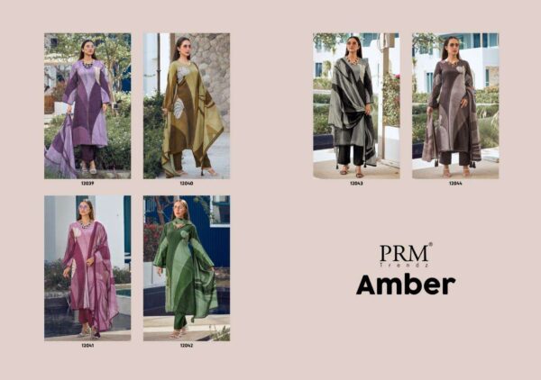 prm trendz -  amber   prm trendz amber 12039 12044 series deisgner pure jam cotton hand work digital printed salwar kameez buy online wholesaler surat 11 2025 02 18 22 27 48.jpg prm trendz amber 12039-12044 series deisgner pure jam cotton hand work digital printed salwar kameez buy online wholesaler surat Catalogue Name : 28th May 2025 Name of Product : prm trendz -  amber   No of Design : 6 Piece (MOQ : 1 Set) Product Rate Per Piece : ₹ 995 / Per Piece Product Full Catalogue Rate : ₹ 5970 (GST Extra) Full Catalogue Weight : 6 KG Product Type & Size: unstitched Product Details: 
					 PRM TRENDZ 

            Hello Dear customer
We are Launching A New catlog 


                 AMBER
         
 
             Fabric Details
     
Top  PURE JAMM COTTON WITH HEND WORK WITH DIGITAL PRINT 

Bottom PURE COTTON SOLID 

Dupatta PURE MASLINE PATTERN WITH DIGITAL PRINT 

Designs 6 PCS 

RATE 995/- 