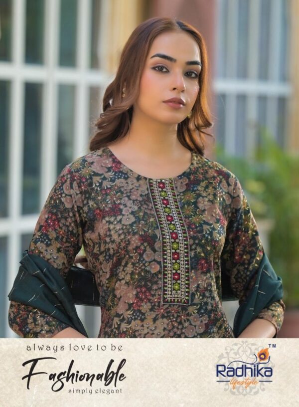 radhika lifestyle siri vol 3 series 3001-3008 rayon capsule wholesale suit  radhika lifestyle siri vol 3 series 3001-3008 rayon capsule wholesale suit , radhika lifestyle siri vol 3 series 3001-3008 rayon capsule wholesale suit  surat, radhika lifestyle siri vol 3 series 3001-3008 rayon capsule wholesale suit  new latest catalog, radhika lifestyle siri vol 3 series 3001-3008 rayon capsule wholesale suit  wholesale surat, radhika lifestyle siri vol 3 series 3001-3008 rayon capsule wholesale suit  single, radhika lifestyle siri vol 3 series 3001-3008 rayon capsule wholesale suit  catalog price, radhika lifestyle siri vol 3 series 3001-3008 rayon capsule wholesale suit  salwar suit, radhika lifestyle siri vol 3 series 3001-3008 rayon capsule wholesale suit  dresses, radhika lifestyle siri vol 3 series 3001-3008 rayon capsule wholesale suit  indian salwar suit, radhika lifestyle siri vol 3 series 3001-3008 rayon capsule wholesale suit  dress material radhika lifestyle siri vol 3 series 3001 3008 rayon capsule wholesale suit 1 2025 05 02 16 40 46 
                     radhika lifestyle siri vol 3 series 3001-3008 rayon capsule wholesale suit 
                     
                     
                     
                     Specification :
                     
                        
                           
						   
								Product Date:
								02-05-2025
							
                             							
								Name:
								Radhika Lifestyle Siri Vol 3 Series 3001-3008 Rayon Capsule Wholesale Suit 
							
																					
								Cname:
								 Siri Vol 3 
							
														
								Brand:
								Radhika Fashion
							
							
														
								Total Design:
								8 Pcs
							
														
														
								Per Piece Rate:
								INR 499
							
														
														
								Full Catalog Rate:
								INR 3992								+ (5 % GST) + Shipping Charge
								
							
														
														
								Weight:
								8 Kg
							
																					
								Moq:
								Minimum 8 Pcs
							
														
														
														
								Type:
								Designer Salwar Kameez, Readymade Suits
							
														
							
							
														
								Fabric:
								
									Fancy Rayon								
							
																																																								
														
														
														
								Other Details:
								
	
		
			
			RADHIKA lifestyle  

			Catloug name : SIRI VOL 3            
			Kurti pant dupptta

			✨Details
			👗Fabrics - REYON CAPSULE FOIL PRINT
			DUPPTTA CHANDERI JACQUARD

			🎗Size -  S(18)M(19) L(20) XL(21) XXL(22) 3xl(23)
			  
			🌈 Length --> 45 to 46📐

			☣Designs- 8

			RATE :- 499➕GST*
			 