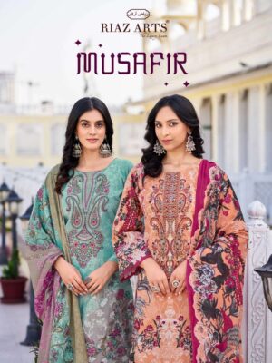 riaz arts - musafir vol-26   riaz arts musafir vol 26 1001 1008 series digital print with pakistani embroidered suits supplier su.jpeg