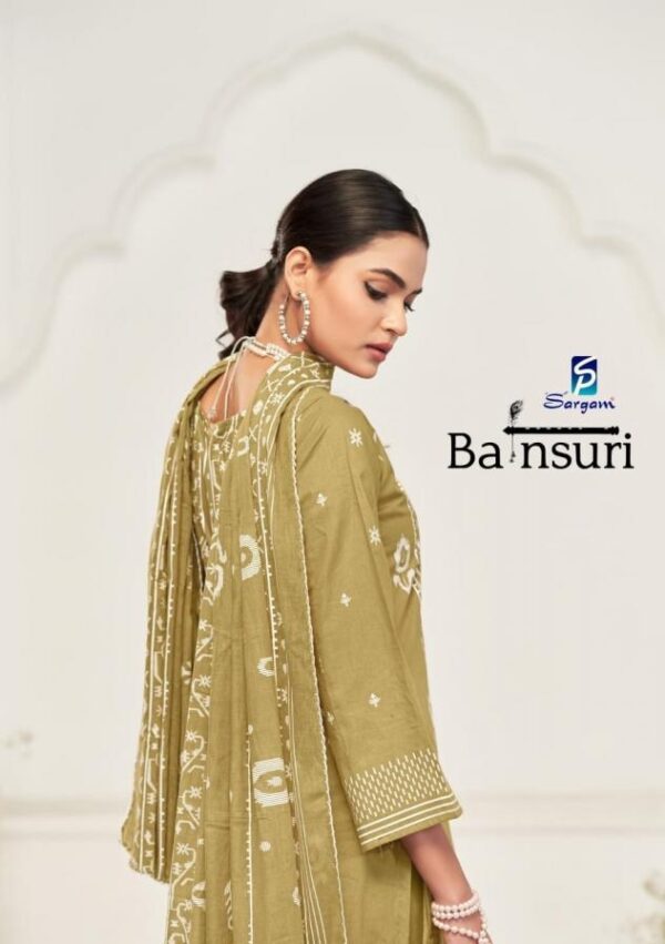 sargam bansuri series 2658 cotton wholesale suit  sargam bansuri series 2658 cotton wholesale suit , sargam bansuri series 2658 cotton wholesale suit  surat, sargam bansuri series 2658 cotton wholesale suit  new latest catalog, sargam bansuri series 2658 cotton wholesale suit  wholesale surat, sargam bansuri series 2658 cotton wholesale suit  single, sargam bansuri series 2658 cotton wholesale suit  catalog price, sargam bansuri series 2658 cotton wholesale suit  salwar suit, sargam bansuri series 2658 cotton wholesale suit  dresses, sargam bansuri series 2658 cotton wholesale suit  indian salwar suit, sargam bansuri series 2658 cotton wholesale suit  dress material sargam bansuri series 2658 cotton wholesale suit 2025 05 02 12 31 13 
                     sargam bansuri series 2658 cotton wholesale suit 
                     
                     
                     
                     Specification :
                     
                        
                           
						   
								Product Date:
								02-05-2025
							
                             							
								Name:
								Sargam Bansuri Series 2658 Cotton Wholesale Suit 
							
																					
								Cname:
								Bansuri 
							
														
								Brand:
								Sargam Prints
							
							
														
								Total Design:
								4 Pcs
							
														
														
								Per Piece Rate:
								INR 999
							
														
														
								Full Catalog Rate:
								INR 3996								+ (5 % GST) + Shipping Charge
								
							
														
														
								Weight:
								4 Kg
							
																					
								Moq:
								Minimum 4 Pcs
							
														
														
														
								Type:
								Cotton Ladies Suits, Printed Salwar Kameez
							
														
							
							
														
								Fabric:
								
									Cotton								
							
																																																								
														
														
														
								Other Details:
								🥇🥇🥇SARGAM  🥇🥇🥇
  
 A PREMIUM  SUMMER COLLETION OF SUITS.
                      
           🔵* BANSURI *🔵
                      

            🥇 Fabrics details🥇

👗*Top:- Pure Cotton Block Prints With Lazer Cut Embroidery Daman


🇮🇳*Dupatta: - Pure Mal Mal Coton Block Prints With Lace


👖*Bottom: - Cotton Solid Dyed


💰*Price:- ₹999/-Ex

📦Designes:- 4 Pcs