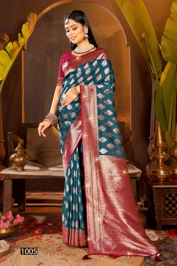 Saroj Gulaab Silk swarovski vol.6 series 1001-1006 soft silk wholesale saree  Saroj Gulaab Silk swarovski vol.6 series 1001-1006 soft silk wholesale saree, Saroj Gulaab Silk swarovski vol.6 series 1001-1006 soft silk wholesale saree surat, Saroj Gulaab Silk swarovski vol.6 series 1001-1006 soft silk wholesale saree new latest catalog, Saroj Gulaab Silk swarovski vol.6 series 1001-1006 soft silk wholesale saree wholesale surat, Saroj Gulaab Silk swarovski vol.6 series 1001-1006 soft silk wholesale saree single, Saroj Gulaab Silk swarovski vol.6 series 1001-1006 soft silk wholesale saree catalog price, Saroj Gulaab Silk swarovski vol.6 series 1001-1006 soft silk wholesale saree salwar suit, Saroj Gulaab Silk swarovski vol.6 series 1001-1006 soft silk wholesale saree dresses, Saroj Gulaab Silk swarovski vol.6 series 1001-1006 soft silk wholesale saree indian salwar suit, Saroj Gulaab Silk swarovski vol.6 series 1001-1006 soft silk wholesale saree dress material saroj gulaab silk swarovski vol 6 series 1001 1006 soft silk wholesale saree 5 2025 05 12 09 38 33 
                     Saroj Gulaab Silk swarovski vol.6 series 1001-1006 soft silk wholesale saree
                     
                     
                     
                     Specification :
                     
                        
                           
						   
								Product Date:
								12-05-2025
							
                             							
								Name:
								Saroj Gulaab Silk Swarovski Vol.6 Series 1001-1006 Soft Silk Wholesale Saree
							
																					
								Cname:
								Gulaab Silk Swarovski Vol.6 
							
														
								Brand:
								Saroj Textile
							
							
														
								Total Design:
								6 Pcs
							
														
														
								Per Piece Rate:
								INR 1115
							
														
														
								Full Catalog Rate:
								INR 6690								+ (5 % GST) + Shipping Charge
								
							
														
														
								Weight:
								6 Kg
							
																					
								Moq:
								Minimum 6 Pcs
							
														
														
														
								Type:
								Silk Saree
							
														
							
							
														
								Fabric:
								
									Soft Silk								
							
																																																								
														
														
														
								Other Details:
								Gulaab Silk Swaroski vol.6

Soft Silk Contrast Rich Pallu With Heavy Swaroski Work

Rate-₹1115/- 