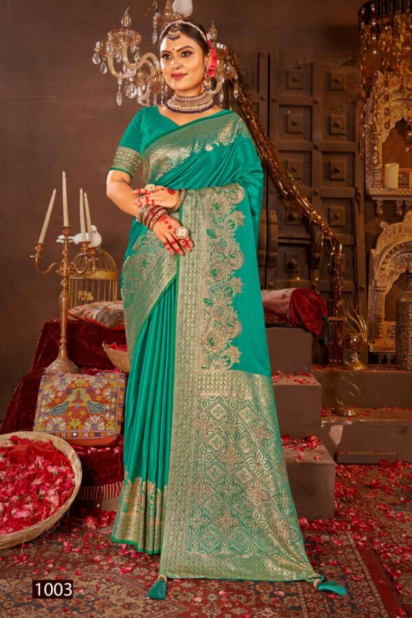 Saroj Rajvaibhav satin sarovski vol.1 series 1001-1004 satin silk wholesale saree  Saroj Rajvaibhav satin sarovski vol.1 series 1001-1004 satin silk wholesale saree, Saroj Rajvaibhav satin sarovski vol.1 series 1001-1004 satin silk wholesale saree surat, Saroj Rajvaibhav satin sarovski vol.1 series 1001-1004 satin silk wholesale saree new latest catalog, Saroj Rajvaibhav satin sarovski vol.1 series 1001-1004 satin silk wholesale saree wholesale surat, Saroj Rajvaibhav satin sarovski vol.1 series 1001-1004 satin silk wholesale saree single, Saroj Rajvaibhav satin sarovski vol.1 series 1001-1004 satin silk wholesale saree catalog price, Saroj Rajvaibhav satin sarovski vol.1 series 1001-1004 satin silk wholesale saree salwar suit, Saroj Rajvaibhav satin sarovski vol.1 series 1001-1004 satin silk wholesale saree dresses, Saroj Rajvaibhav satin sarovski vol.1 series 1001-1004 satin silk wholesale saree indian salwar suit, Saroj Rajvaibhav satin sarovski vol.1 series 1001-1004 satin silk wholesale saree dress material saroj rajvaibhav satin sarovski vol 1 series 1001 1004 satin silk wholesale saree 4 2025 05 03 19 57 43 
                     Saroj Rajvaibhav satin sarovski vol.1 series 1001-1004 satin silk wholesale saree
                     
                     
                     
                     Specification :
                     
                        
                           
						   
								Product Date:
								03-05-2025
							
                             							
								Name:
								Saroj Rajvaibhav Satin Sarovski Vol.1 Series 1001-1004 Satin Silk Wholesale Saree
							
																					
								Cname:
								 Rajvaibhav Satin Sarovski Vol.1
							
														
								Brand:
								Saroj Textile
							
							
														
								Total Design:
								4 Pcs
							
														
														
								Per Piece Rate:
								INR 1475
							
														
														
								Full Catalog Rate:
								INR 5900								+ (5 % GST) + Shipping Charge
								
							
														
														
								Weight:
								4 Kg
							
																					
								Moq:
								Minimum 4 Pcs
							
														
														
														
								Type:
								Silk Saree
							
														
							
							
														
								Fabric:
								
									Satin Silk								
							
																																																								
														
														
														
								Other Details:
								
	
		
			
			RajVaibhav Sattin Swaroski Vol.1
			 

			Pure Sattin Silk With Swarovski Rich Pallu Saree

			Rate-1475

			 