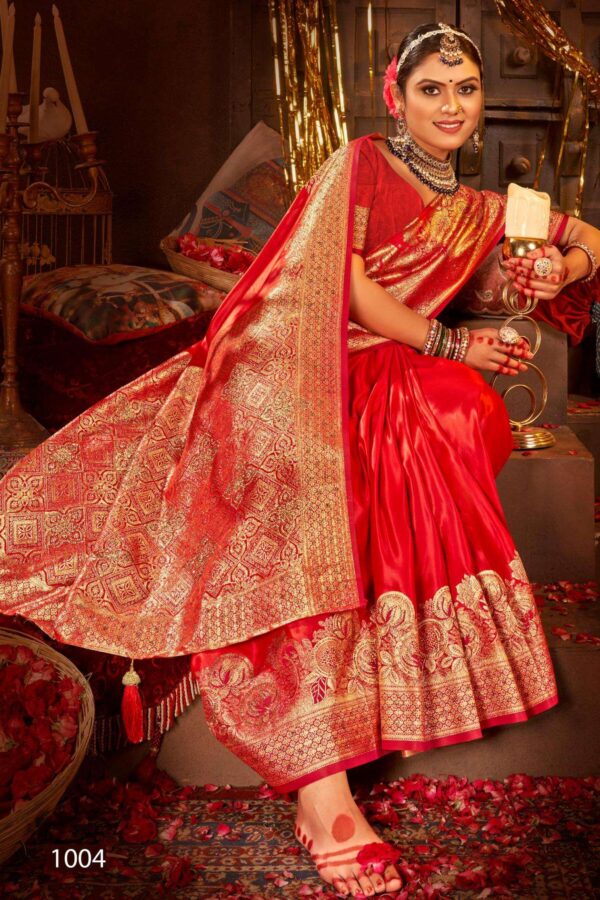 Saroj Rajvaibhav satin sarovski vol.1 series 1001-1004 satin silk wholesale saree  Saroj Rajvaibhav satin sarovski vol.1 series 1001-1004 satin silk wholesale saree, Saroj Rajvaibhav satin sarovski vol.1 series 1001-1004 satin silk wholesale saree surat, Saroj Rajvaibhav satin sarovski vol.1 series 1001-1004 satin silk wholesale saree new latest catalog, Saroj Rajvaibhav satin sarovski vol.1 series 1001-1004 satin silk wholesale saree wholesale surat, Saroj Rajvaibhav satin sarovski vol.1 series 1001-1004 satin silk wholesale saree single, Saroj Rajvaibhav satin sarovski vol.1 series 1001-1004 satin silk wholesale saree catalog price, Saroj Rajvaibhav satin sarovski vol.1 series 1001-1004 satin silk wholesale saree salwar suit, Saroj Rajvaibhav satin sarovski vol.1 series 1001-1004 satin silk wholesale saree dresses, Saroj Rajvaibhav satin sarovski vol.1 series 1001-1004 satin silk wholesale saree indian salwar suit, Saroj Rajvaibhav satin sarovski vol.1 series 1001-1004 satin silk wholesale saree dress material saroj rajvaibhav satin sarovski vol 1 series 1001 1004 satin silk wholesale saree 5 2025 05 03 19 57 43 
                     Saroj Rajvaibhav satin sarovski vol.1 series 1001-1004 satin silk wholesale saree
                     
                     
                     
                     Specification :
                     
                        
                           
						   
								Product Date:
								03-05-2025
							
                             							
								Name:
								Saroj Rajvaibhav Satin Sarovski Vol.1 Series 1001-1004 Satin Silk Wholesale Saree
							
																					
								Cname:
								 Rajvaibhav Satin Sarovski Vol.1
							
														
								Brand:
								Saroj Textile
							
							
														
								Total Design:
								4 Pcs
							
														
														
								Per Piece Rate:
								INR 1475
							
														
														
								Full Catalog Rate:
								INR 5900								+ (5 % GST) + Shipping Charge
								
							
														
														
								Weight:
								4 Kg
							
																					
								Moq:
								Minimum 4 Pcs
							
														
														
														
								Type:
								Silk Saree
							
														
							
							
														
								Fabric:
								
									Satin Silk								
							
																																																								
														
														
														
								Other Details:
								
	
		
			
			RajVaibhav Sattin Swaroski Vol.1
			 

			Pure Sattin Silk With Swarovski Rich Pallu Saree

			Rate-1475

			 