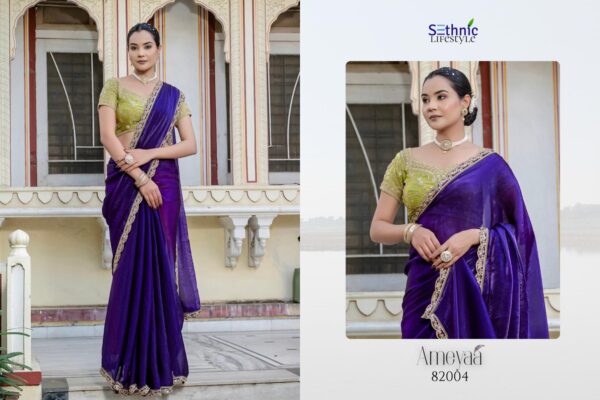 sethnic lifestyle ameyaa series 82001-82004 satin wholesale saree  sethnic lifestyle ameyaa series 82001-82004 satin wholesale saree, sethnic lifestyle ameyaa series 82001-82004 satin wholesale saree surat, sethnic lifestyle ameyaa series 82001-82004 satin wholesale saree new latest catalog, sethnic lifestyle ameyaa series 82001-82004 satin wholesale saree wholesale surat, sethnic lifestyle ameyaa series 82001-82004 satin wholesale saree single, sethnic lifestyle ameyaa series 82001-82004 satin wholesale saree catalog price, sethnic lifestyle ameyaa series 82001-82004 satin wholesale saree salwar suit, sethnic lifestyle ameyaa series 82001-82004 satin wholesale saree dresses, sethnic lifestyle ameyaa series 82001-82004 satin wholesale saree indian salwar suit, sethnic lifestyle ameyaa series 82001-82004 satin wholesale saree dress material sethnic lifestyle ameyaa series 82001 82004 satin wholesale saree 11 2025 05 10 15 43 34 
                     sethnic lifestyle ameyaa series 82001-82004 satin wholesale saree
                     
                     
                     
                     Specification :
                     
                        
                           
						   
								Product Date:
								10-05-2025
							
                             							
								Name:
								Sethnic Lifestyle Ameyaa Series 82001-82004 Satin Wholesale Saree
							
																					
								Cname:
								Ameyaa 
							
														
								Brand:
								
							
							
														
								Total Design:
								4 Pcs
							
														
														
								Per Piece Rate:
								INR 2295
							
														
														
								Full Catalog Rate:
								INR 9180								+ (5 % GST) + Shipping Charge
								
							
														
														
								Weight:
								4 Kg
							
																					
								Moq:
								Minimum 4 Pcs
							
														
														
														
								Type:
								Printed Sarees
							
														
							
							
														
								Fabric:
								
									Satin								
							
																																																								
														
														
														
								Other Details:
								Unveiling  the most  luxurious collection AMEYAA  a celebration of boundless grace and regal allure. Drenched in the richness of Velvet Satin, each drape glistens with hand-embroidered beads, sequins, and pearl lace, evoking the splendor of divine opulence. Designed for the woman who embraces elegance like a second skin, Ameyaa is more than a saree—it's an heirloom of refined indulgence.

Brand : Sethnic Lifestyle

Catalog Name : Ameyaa

Series : 82001 To 82004

Saree Fabric : Satin with Velvet Lustre

Work : Sheen Handwork Lace with Piping & Cutwork (Handwork with Beads, Sequins, Zari Pearls

Blouse : Satin with Velvet Lustre

Blouse : A statement blouse lavishly adorned front and back with opulent handwork—zari, sequins, pearls, beads, and cutdana woven into pure grandeur

Rate : 2295/- +5% Gst

Occasion:  Party Wear ,Festival Wear