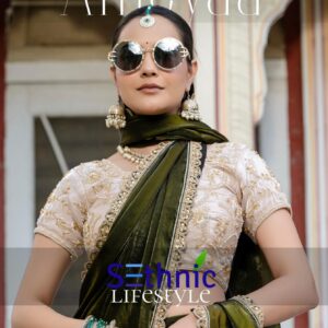 sethnic lifestyle ameyaa series 82001-82004 satin wholesale saree