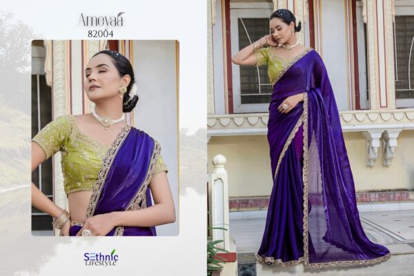 sethnic lifestyle ameyaa series 82001-82004 satin wholesale saree  sethnic lifestyle ameyaa series 82001-82004 satin wholesale saree, sethnic lifestyle ameyaa series 82001-82004 satin wholesale saree surat, sethnic lifestyle ameyaa series 82001-82004 satin wholesale saree new latest catalog, sethnic lifestyle ameyaa series 82001-82004 satin wholesale saree wholesale surat, sethnic lifestyle ameyaa series 82001-82004 satin wholesale saree single, sethnic lifestyle ameyaa series 82001-82004 satin wholesale saree catalog price, sethnic lifestyle ameyaa series 82001-82004 satin wholesale saree salwar suit, sethnic lifestyle ameyaa series 82001-82004 satin wholesale saree dresses, sethnic lifestyle ameyaa series 82001-82004 satin wholesale saree indian salwar suit, sethnic lifestyle ameyaa series 82001-82004 satin wholesale saree dress material sethnic lifestyle ameyaa series 82001 82004 satin wholesale saree 5 2025 05 10 15 43 34 
                     sethnic lifestyle ameyaa series 82001-82004 satin wholesale saree
                     
                     
                     
                     Specification :
                     
                        
                           
						   
								Product Date:
								10-05-2025
							
                             							
								Name:
								Sethnic Lifestyle Ameyaa Series 82001-82004 Satin Wholesale Saree
							
																					
								Cname:
								Ameyaa 
							
														
								Brand:
								
							
							
														
								Total Design:
								4 Pcs
							
														
														
								Per Piece Rate:
								INR 2295
							
														
														
								Full Catalog Rate:
								INR 9180								+ (5 % GST) + Shipping Charge
								
							
														
														
								Weight:
								4 Kg
							
																					
								Moq:
								Minimum 4 Pcs
							
														
														
														
								Type:
								Printed Sarees
							
														
							
							
														
								Fabric:
								
									Satin								
							
																																																								
														
														
														
								Other Details:
								Unveiling  the most  luxurious collection AMEYAA  a celebration of boundless grace and regal allure. Drenched in the richness of Velvet Satin, each drape glistens with hand-embroidered beads, sequins, and pearl lace, evoking the splendor of divine opulence. Designed for the woman who embraces elegance like a second skin, Ameyaa is more than a saree—it's an heirloom of refined indulgence.

Brand : Sethnic Lifestyle

Catalog Name : Ameyaa

Series : 82001 To 82004

Saree Fabric : Satin with Velvet Lustre

Work : Sheen Handwork Lace with Piping & Cutwork (Handwork with Beads, Sequins, Zari Pearls

Blouse : Satin with Velvet Lustre

Blouse : A statement blouse lavishly adorned front and back with opulent handwork—zari, sequins, pearls, beads, and cutdana woven into pure grandeur

Rate : 2295/- +5% Gst

Occasion:  Party Wear ,Festival Wear