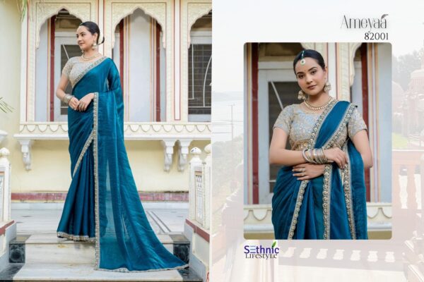 sethnic lifestyle ameyaa series 82001-82004 satin wholesale saree  sethnic lifestyle ameyaa series 82001-82004 satin wholesale saree, sethnic lifestyle ameyaa series 82001-82004 satin wholesale saree surat, sethnic lifestyle ameyaa series 82001-82004 satin wholesale saree new latest catalog, sethnic lifestyle ameyaa series 82001-82004 satin wholesale saree wholesale surat, sethnic lifestyle ameyaa series 82001-82004 satin wholesale saree single, sethnic lifestyle ameyaa series 82001-82004 satin wholesale saree catalog price, sethnic lifestyle ameyaa series 82001-82004 satin wholesale saree salwar suit, sethnic lifestyle ameyaa series 82001-82004 satin wholesale saree dresses, sethnic lifestyle ameyaa series 82001-82004 satin wholesale saree indian salwar suit, sethnic lifestyle ameyaa series 82001-82004 satin wholesale saree dress material sethnic lifestyle ameyaa series 82001 82004 satin wholesale saree 8 2025 05 10 15 43 34 
                     sethnic lifestyle ameyaa series 82001-82004 satin wholesale saree
                     
                     
                     
                     Specification :
                     
                        
                           
						   
								Product Date:
								10-05-2025
							
                             							
								Name:
								Sethnic Lifestyle Ameyaa Series 82001-82004 Satin Wholesale Saree
							
																					
								Cname:
								Ameyaa 
							
														
								Brand:
								
							
							
														
								Total Design:
								4 Pcs
							
														
														
								Per Piece Rate:
								INR 2295
							
														
														
								Full Catalog Rate:
								INR 9180								+ (5 % GST) + Shipping Charge
								
							
														
														
								Weight:
								4 Kg
							
																					
								Moq:
								Minimum 4 Pcs
							
														
														
														
								Type:
								Printed Sarees
							
														
							
							
														
								Fabric:
								
									Satin								
							
																																																								
														
														
														
								Other Details:
								Unveiling  the most  luxurious collection AMEYAA  a celebration of boundless grace and regal allure. Drenched in the richness of Velvet Satin, each drape glistens with hand-embroidered beads, sequins, and pearl lace, evoking the splendor of divine opulence. Designed for the woman who embraces elegance like a second skin, Ameyaa is more than a saree—it's an heirloom of refined indulgence.

Brand : Sethnic Lifestyle

Catalog Name : Ameyaa

Series : 82001 To 82004

Saree Fabric : Satin with Velvet Lustre

Work : Sheen Handwork Lace with Piping & Cutwork (Handwork with Beads, Sequins, Zari Pearls

Blouse : Satin with Velvet Lustre

Blouse : A statement blouse lavishly adorned front and back with opulent handwork—zari, sequins, pearls, beads, and cutdana woven into pure grandeur

Rate : 2295/- +5% Gst

Occasion:  Party Wear ,Festival Wear