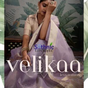 sethnic lifestyle velikaa series 87001-87005 tissue base wholesale saree