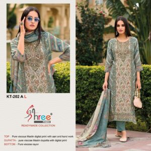 Shree Fab KT - 202 Pure viscous Maslin wholesale suit