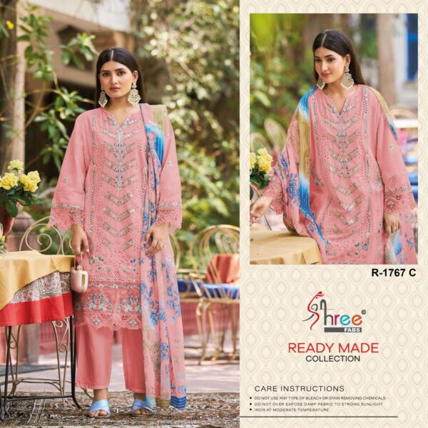 shree fabs 1767 cotton cambric wholesale suit  shree fabs 1767 cotton cambric wholesale suit , shree fabs 1767 cotton cambric wholesale suit  surat, shree fabs 1767 cotton cambric wholesale suit  new latest catalog, shree fabs 1767 cotton cambric wholesale suit  wholesale surat, shree fabs 1767 cotton cambric wholesale suit  single, shree fabs 1767 cotton cambric wholesale suit  catalog price, shree fabs 1767 cotton cambric wholesale suit  salwar suit, shree fabs 1767 cotton cambric wholesale suit  dresses, shree fabs 1767 cotton cambric wholesale suit  indian salwar suit, shree fabs 1767 cotton cambric wholesale suit  dress material shree fabs 1767 cotton cambric wholesale suit 1 2025 05 06 14 15 30 
                     shree fabs 1767 cotton cambric wholesale suit 
                     
                     
                     
                     Specification :
                     
                        
                           
						   
								Product Date:
								06-05-2025
							
                             							
								Name:
								Shree Fabs 1767 Cotton Cambric Wholesale Suit 
							
																					
								Cname:
								Shree Fabs 1767 
							
														
								Brand:
								Shree Fab
							
							
														
								Total Design:
								8 Pcs
							
														
														
								Per Piece Rate:
								INR 1650
							
														
														
								Full Catalog Rate:
								INR 13200								+ (5 % GST) + Shipping Charge
								
							
														
														
								Weight:
								8 Kg
							
																					
								Moq:
								Minimum 8 Pcs
							
														
														
														
								Type:
								Pakistani Salwar Kameez, Readymade Suits
							
														
							
							
														
								Fabric:
								
									Cotton Cambric								
							
																																																								
														
														
														
								Other Details:
								shree fabs lounching cottan collection

dn- 1767

top cottan cambric

bottam cottan cambric

duptta cottan digital print 

rate 1650

xl
xxl


shree fabs surat