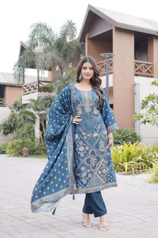 shree fabs - 241   shree fabs 241 viscose muslin fancy handwork designer salwar suits buy wholesaler surat 3 2025 05 27 16 41 04.jpg shree fabs 241 viscose muslin fancy handwork designer salwar suits buy wholesaler surat Catalogue Name : 27th May 2025 Name of Product : shree fabs - 241  No of Design : 4 Piece (MOQ : 1 Set) Product Rate Per Piece : ₹ 1200 / Per Piece Product Full Catalogue Rate : ₹ 4800 (GST Extra) Full Catalogue Weight : 4 KG Product Type & Size: unstitched Product Details: 
					 KT - 241

Top  Pure viscous Maslin digital print with aari and hand work 

Dupatta  pure viscose Maslin digital print 

Bottam  pure viscose rayon 

Rate :-1200/-

         Special pouch packing
         
            Shree fabs surat