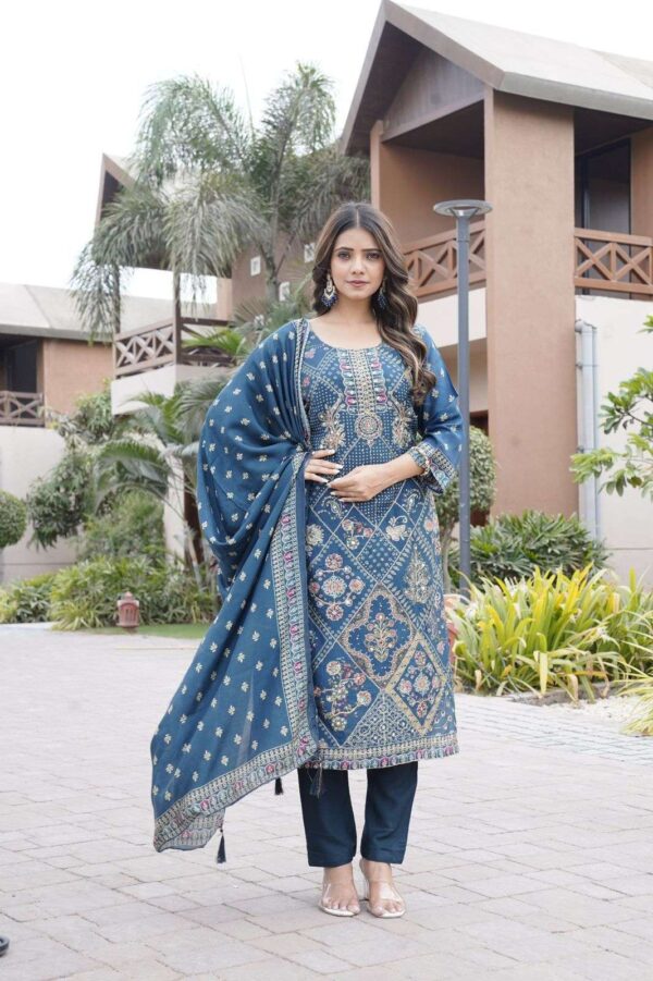 shree fabs - 241   shree fabs 241 viscose muslin fancy handwork designer salwar suits buy wholesaler surat 4 2025 05 27 16 41 05.jpg shree fabs 241 viscose muslin fancy handwork designer salwar suits buy wholesaler surat Catalogue Name : 27th May 2025 Name of Product : shree fabs - 241  No of Design : 4 Piece (MOQ : 1 Set) Product Rate Per Piece : ₹ 1200 / Per Piece Product Full Catalogue Rate : ₹ 4800 (GST Extra) Full Catalogue Weight : 4 KG Product Type & Size: unstitched Product Details: 
					 KT - 241

Top  Pure viscous Maslin digital print with aari and hand work 

Dupatta  pure viscose Maslin digital print 

Bottam  pure viscose rayon 

Rate :-1200/-

         Special pouch packing
         
            Shree fabs surat