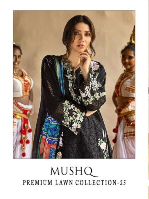 shree fabs - mushq premium lawn collection-2   shree fabs mushq premium lawn collection 2 3926 3930 series cotton self embroidered salwar kameez ex.jpeg