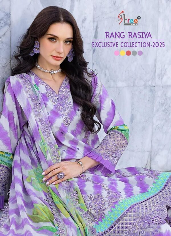 shree fabs rang rasiya series 3791-3795 cotton wholesale suit  shree fabs rang rasiya series 3791-3795 cotton wholesale suit , shree fabs rang rasiya series 3791-3795 cotton wholesale suit  surat, shree fabs rang rasiya series 3791-3795 cotton wholesale suit  new latest catalog, shree fabs rang rasiya series 3791-3795 cotton wholesale suit  wholesale surat, shree fabs rang rasiya series 3791-3795 cotton wholesale suit  single, shree fabs rang rasiya series 3791-3795 cotton wholesale suit  catalog price, shree fabs rang rasiya series 3791-3795 cotton wholesale suit  salwar suit, shree fabs rang rasiya series 3791-3795 cotton wholesale suit  dresses, shree fabs rang rasiya series 3791-3795 cotton wholesale suit  indian salwar suit, shree fabs rang rasiya series 3791-3795 cotton wholesale suit  dress material shree fabs rang rasiya series 3791 3795 cotton wholesale suit 2025 05 06 14 22 10 
                     shree fabs rang rasiya series 3791-3795 cotton wholesale suit 
                     
                     
                     
                     Specification :
                     
                        
                           
						   
								Product Date:
								06-05-2025
							
                             							
								Name:
								Shree Fabs Rang Rasiya Series 3791-3795 Cotton Wholesale Suit 
							
																					
								Cname:
								Rang Rasiya
							
														
								Brand:
								Shree Fab
							
							
														
								Total Design:
								5 Pcs
							
														
														
								Per Piece Rate:
								INR 899
							
														
														
								Full Catalog Rate:
								INR 4495								+ (5 % GST) + Shipping Charge
								
							
														
														
								Weight:
								5 Kg
							
																					
								Moq:
								Minimum 5 Pcs
							
														
														
														
								Type:
								Pakistani Salwar Kameez, Printed Salwar Kameez
							
														
							
							
														
								Fabric:
								
									Cotton								
							
																																																								
														
														
														
								Other Details:
								
	
		
			
			Rang rasiya exclusive collection-2025 

			Top pure cotton print with SELF Embroidery & patch work

			Bottom semi lawn

			Duppta siffon/ cotton print with EMBROIDERED

			Designs 5

			Rate 850 + gst siffon

			         899 + gst cotton

			Shree fabs surat©️