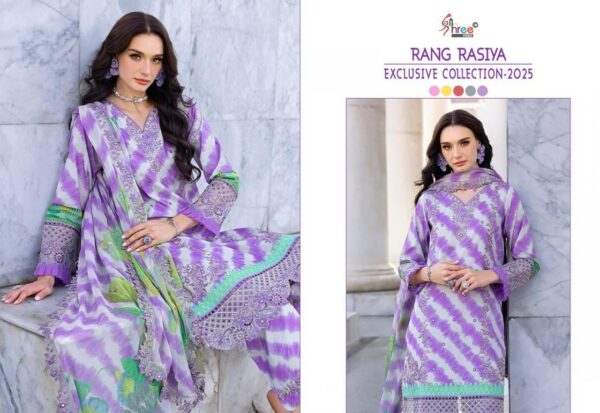 shree fabs rang rasiya series 3791-3795 cotton wholesale suit  shree fabs rang rasiya series 3791-3795 cotton wholesale suit , shree fabs rang rasiya series 3791-3795 cotton wholesale suit  surat, shree fabs rang rasiya series 3791-3795 cotton wholesale suit  new latest catalog, shree fabs rang rasiya series 3791-3795 cotton wholesale suit  wholesale surat, shree fabs rang rasiya series 3791-3795 cotton wholesale suit  single, shree fabs rang rasiya series 3791-3795 cotton wholesale suit  catalog price, shree fabs rang rasiya series 3791-3795 cotton wholesale suit  salwar suit, shree fabs rang rasiya series 3791-3795 cotton wholesale suit  dresses, shree fabs rang rasiya series 3791-3795 cotton wholesale suit  indian salwar suit, shree fabs rang rasiya series 3791-3795 cotton wholesale suit  dress material shree fabs rang rasiya series 3791 3795 cotton wholesale suit 7 2025 05 06 14 22 10 
                     shree fabs rang rasiya series 3791-3795 cotton wholesale suit 
                     
                     
                     
                     Specification :
                     
                        
                           
						   
								Product Date:
								06-05-2025
							
                             							
								Name:
								Shree Fabs Rang Rasiya Series 3791-3795 Cotton Wholesale Suit 
							
																					
								Cname:
								Rang Rasiya
							
														
								Brand:
								Shree Fab
							
							
														
								Total Design:
								5 Pcs
							
														
														
								Per Piece Rate:
								INR 899
							
														
														
								Full Catalog Rate:
								INR 4495								+ (5 % GST) + Shipping Charge
								
							
														
														
								Weight:
								5 Kg
							
																					
								Moq:
								Minimum 5 Pcs
							
														
														
														
								Type:
								Pakistani Salwar Kameez, Printed Salwar Kameez
							
														
							
							
														
								Fabric:
								
									Cotton								
							
																																																								
														
														
														
								Other Details:
								
	
		
			
			Rang rasiya exclusive collection-2025 

			Top pure cotton print with SELF Embroidery & patch work

			Bottom semi lawn

			Duppta siffon/ cotton print with EMBROIDERED

			Designs 5

			Rate 850 + gst siffon

			         899 + gst cotton

			Shree fabs surat©️