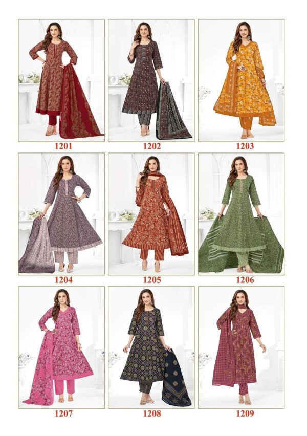 Shree Ganesh Zaanat Vol-2 series 1201-1209 Cotton wholesale suit - Image 11