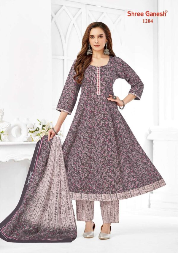 Shree Ganesh Zaanat Vol-2 series 1201-1209 Cotton wholesale suit - Image 6