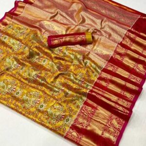 Sosy Dharmavaram Series 1-6 Attractive Silk Wholesale Sarees in Surat