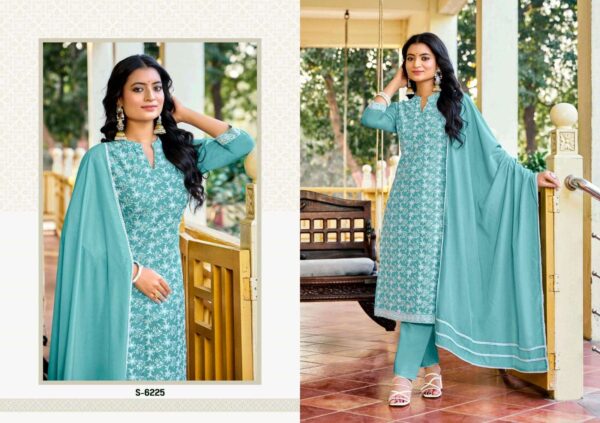 subhash - vinisha   subhash vinisha 6225 6228 series chinon exclusive designer casual wear salwar kameez supplier surat 2 2025 05 29 12 24 26.jpg subhash vinisha 6225-6228 series chinon exclusive designer casual wear salwar kameez supplier surat Catalogue Name : 29th May 2025 Name of Product : subhash - vinisha  No of Design : 4 Piece (MOQ : 1 Set) Product Rate Per Piece : ₹ 999 / Per Piece Product Full Catalogue Rate : ₹ 3996 (GST Extra) Full Catalogue Weight : 4 KG Product Type & Size: M | L | XL | XXL Product Details: 
					 
SUBHASH SAREES
SBS MODETHNIC FASHION

Catalogue VINISHA 


 Concept 3 PCS

 FABRIC
 TOP-CHINON
PANT- CHINON
DUPATTA-CHINON
RATE   999/-
WITH COTTON INNER

4DESIGNS 

SIZES - M(38), L(40), XL(42), 2XL(44)