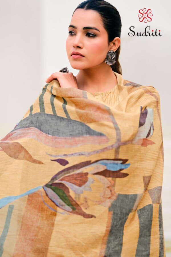 sudriti - noor   sudriti noor latest trending designer salwar kameez wholesale price surat gujarat 9 2025 02 11 20 36 09.jpg sudriti noor latest trending designer salwar kameez wholesale price surat gujarat Catalogue Name : 26th May 2025 Name of Product : sudriti - noor  No of Design : 6 Piece (MOQ : 1 Set) Product Rate Per Piece : ₹ 995 / Per Piece Product Full Catalogue Rate : ₹ 5970 (GST Extra) Full Catalogue Weight : 6 KG Product Type & Size: unstitched Product Details: 
					 SUDRITI*
Presents
-
*NOOR*

TOP - PURE COTTON LAWN DIGITAL PRINT WITH HAND WORK
NECK PATTI ORGANZA SILK DYED EMBEROIDARY

BOTTOM - COTTON

DUPATTA - PURE COTTON DIGITAL PRINTED DUPATTA

*RATE:*
995/-