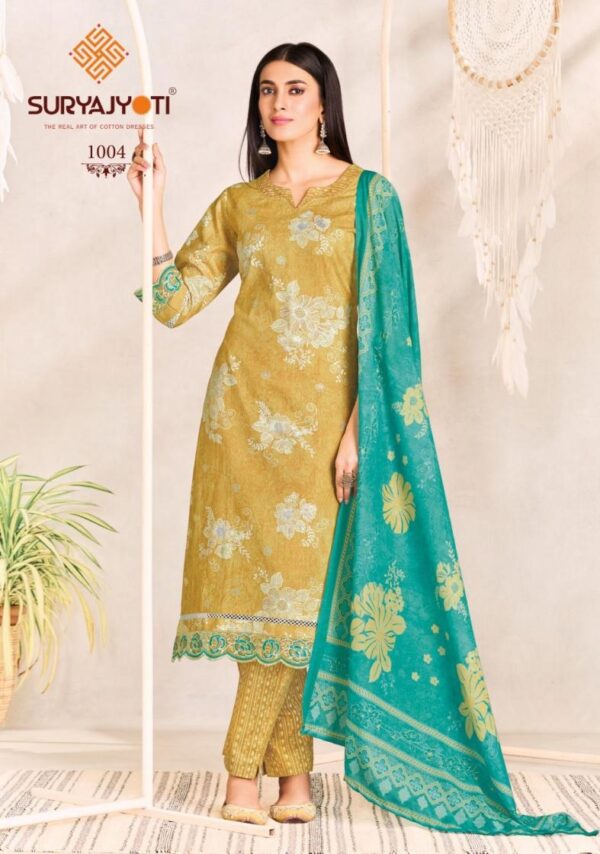 suryajyoti blossom vol 1 series 1001-1006 cotton wholesale suit - Image 7