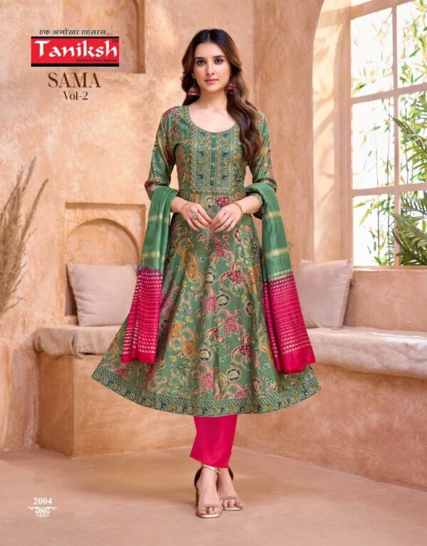 taniksh sama vol 2 series 2001-2006 VERTICAL wholesale readymade suit  taniksh sama vol 2 series 2001-2006 VERTICAL wholesale readymade suit , taniksh sama vol 2 series 2001-2006 VERTICAL wholesale readymade suit  surat, taniksh sama vol 2 series 2001-2006 VERTICAL wholesale readymade suit  new latest catalog, taniksh sama vol 2 series 2001-2006 VERTICAL wholesale readymade suit  wholesale surat, taniksh sama vol 2 series 2001-2006 VERTICAL wholesale readymade suit  single, taniksh sama vol 2 series 2001-2006 VERTICAL wholesale readymade suit  catalog price, taniksh sama vol 2 series 2001-2006 VERTICAL wholesale readymade suit  salwar suit, taniksh sama vol 2 series 2001-2006 VERTICAL wholesale readymade suit  dresses, taniksh sama vol 2 series 2001-2006 VERTICAL wholesale readymade suit  indian salwar suit, taniksh sama vol 2 series 2001-2006 VERTICAL wholesale readymade suit  dress material taniksh sama vol 2 series 2001 2006 vertical wholesale readymade suit 5 2025 05 11 23 02 24 
                     taniksh sama vol 2 series 2001-2006 VERTICAL wholesale readymade suit 
                     
                     
                     
                     Specification :
                     
                        
                           
						   
								Product Date:
								11-05-2025
							
                             							
								Name:
								Taniksh Sama Vol 2 Series 2001-2006 Vertical Wholesale Readymade Suit 
							
																					
								Cname:
								 Sama Vol 2
							
														
								Brand:
								Tanishk Fashion
							
							
														
								Total Design:
								6 Pcs
							
														
														
								Per Piece Rate:
								INR 830
							
														
														
								Full Catalog Rate:
								INR 4980								+ (5 % GST) + Shipping Charge
								
							
														
														
								Weight:
								6 Kg
							
																					
								Moq:
								Minimum 6 Pcs
							
														
														
														
								Type:
								Printed Salwar Kameez, Readymade Suits
							
														
							
							
														
								Fabric:
								
									Fancy								
							
																																																								
														
														
														
								Other Details:
								🙏🏻TANIKSH🙏🏻BRAND
(REDYMADE CATALOGUE) 
👗SAMA VOL 2 
✅TOP: VERTICAL FABRICS DISCHARGE PRINT
✅WITH EMBROIDERY WORK
✅BOTTOM: VERTICAN PENT 
✅DUPATTA:FANCY DUPATTA 
✅ ANARKALLI STYLE
✅SIZE:M,L,XL,XXL
💸RATE: 830/- 
✅BEST DESIGNS 
✅LATEST COLOURS
✅RICH COMBINATIONS 
🎒:Bag packing
😍hurry !!!book new
😍 Limited Editions