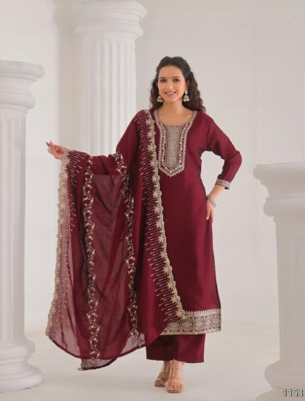 tanisha vol 21 series 1152-1158 fancy wholesale readymade suit  tanisha vol 21 series 1152-1158 fancy wholesale readymade suit , tanisha vol 21 series 1152-1158 fancy wholesale readymade suit  surat, tanisha vol 21 series 1152-1158 fancy wholesale readymade suit  new latest catalog, tanisha vol 21 series 1152-1158 fancy wholesale readymade suit  wholesale surat, tanisha vol 21 series 1152-1158 fancy wholesale readymade suit  single, tanisha vol 21 series 1152-1158 fancy wholesale readymade suit  catalog price, tanisha vol 21 series 1152-1158 fancy wholesale readymade suit  salwar suit, tanisha vol 21 series 1152-1158 fancy wholesale readymade suit  dresses, tanisha vol 21 series 1152-1158 fancy wholesale readymade suit  indian salwar suit, tanisha vol 21 series 1152-1158 fancy wholesale readymade suit  dress material tanisha vol 21 series 1152 1158 fancy wholesale readymade suit 13 2025 04 30 16 01 00 
                     tanisha vol 21 series 1152-1158 fancy wholesale readymade suit 
                     
                     
                     
                     Specification :
                     
                        
                           
						   
								Product Date:
								30-04-2025
							
                             							
								Name:
								Tanisha Vol 21 Series 1152-1158 Fancy Wholesale Readymade Suit 
							
																					
								Cname:
								Tanisha Vol 21 
							
														
								Brand:
								
							
							
														
								Total Design:
								7 Pcs
							
														
														
								Per Piece Rate:
								INR 890
							
														
														
								Full Catalog Rate:
								INR 6230								+ (5 % GST) + Shipping Charge
								
							
														
														
								Weight:
								7 Kg
							
																					
								Moq:
								Minimum 7 Pcs
							
														
														
														
								Type:
								Readymade Suits
							
														
							
							
														
								Fabric:
								
									Fancy								
							
																																																								
														
														
														
								Other Details:
								
	
		
			
			Traditional elegance Festive Kurta Set.

			Catalog Name: - Tanisha Vol 21.

			Fabric Details in the Images.

			Work: - Embroidered.
			Size: - M (38), L (40), XL (42), XXL (44).

			GST: - 12%.

			Rate:-
			1152/1155/1158:-799/-.
			1153:-999/-.
			1154/1157:-899/-.
			1156:-999/-.