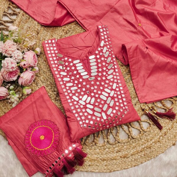 The outfit is made of Masleen cotton giving it a smooth and luxurious feel  The outfit is made of Masleen cotton giving it a smooth and luxurious feel, The outfit is made of Masleen cotton giving it a smooth and luxurious feel surat, The outfit is made of Masleen cotton giving it a smooth and luxurious feel new latest catalog, The outfit is made of Masleen cotton giving it a smooth and luxurious feel wholesale surat, The outfit is made of Masleen cotton giving it a smooth and luxurious feel single, The outfit is made of Masleen cotton giving it a smooth and luxurious feel catalog price, The outfit is made of Masleen cotton giving it a smooth and luxurious feel salwar suit, The outfit is made of Masleen cotton giving it a smooth and luxurious feel dresses, The outfit is made of Masleen cotton giving it a smooth and luxurious feel indian salwar suit, The outfit is made of Masleen cotton giving it a smooth and luxurious feel dress material the outfit is made of masleen cotton giving it a smooth and luxurious feel 9 2025 05 04 19 05 06 
                     The outfit is made of Masleen cotton giving it a smooth and luxurious feel
                     
                     
                     
                     Specification :
                     
                        
                           
						   
								Product Date:
								04-05-2025
							
                             							
								Name:
								The Outfit Is Made Of Masleen Cotton Giving It A Smooth And Luxurious Feel
							
																					
								Cname:
								Outfit
							
														
								Brand:
								
							
							
														
								Total Design:
								1 Pcs
							
														
														
								Per Piece Rate:
								INR 899
							
														
														
								Full Catalog Rate:
								INR 899								+ (5 % GST) + Shipping Charge
								
							
														
														
								Weight:
								1 Kg
							
																					
								Moq:
								Minimum 1 Pcs
							
														
														
														
								Type:
								Single Kurtis
							
														
							
							
														
								Fabric:
								
									Muslin								
							
																																																								
														
														
														
								Other Details:
								Our Exclusive Collection is here, 💃🏻 To add a touch of tradition to your wardrobe.😍

Beautiful 🤩 Colors
🧡💜🧡💜🧡💜🧡💜

The outfit is made of Masleen cotton giving it a smooth and luxurious feel. 🥰The set includes a long kurti, matching pants, and a dupatta. 🌸Embroidery & Mirror Work in kurti features intricate  mirror work on the neckline, 🌹adding a striking appeal. The sleeves have embroidery and mirror work near the cuffs, 🪻enhancing the design. The pants have embroidery and mirror work on the bottom side, making them visually appealing. 🤩The outfit is in a beautiful purple & pinkish-red shade, perfect for festive and ethnic occasions.

Length:- ''44”

Size :- M(38)
             L (40)
             Xl (42)
             Xxl (44)
             3xl. (46)

Price :- 899

Ready to ship 🚢 
Multiple pic available