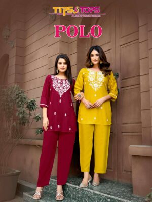 tips & tops - polo   tips tops polo 1001 1006 series exclusive fancy reyon cord set catalogue wholesale best price surat.jpeg